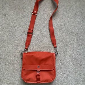 Orange lululemon purse